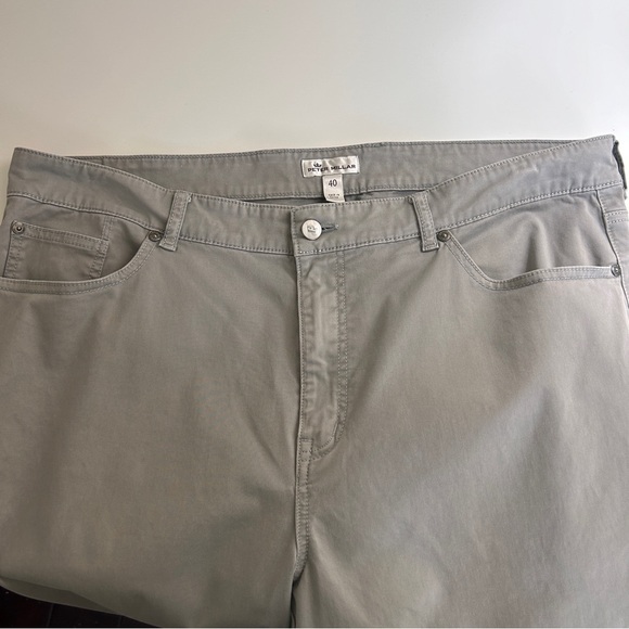 Peter Millar Men’s Classic Fit Khaki Pants Grey Size 40 - Picture 9 of 11